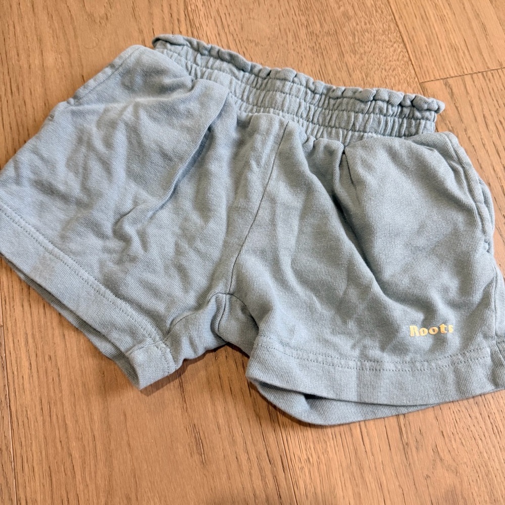 Roots Light Blue Kids Shorts